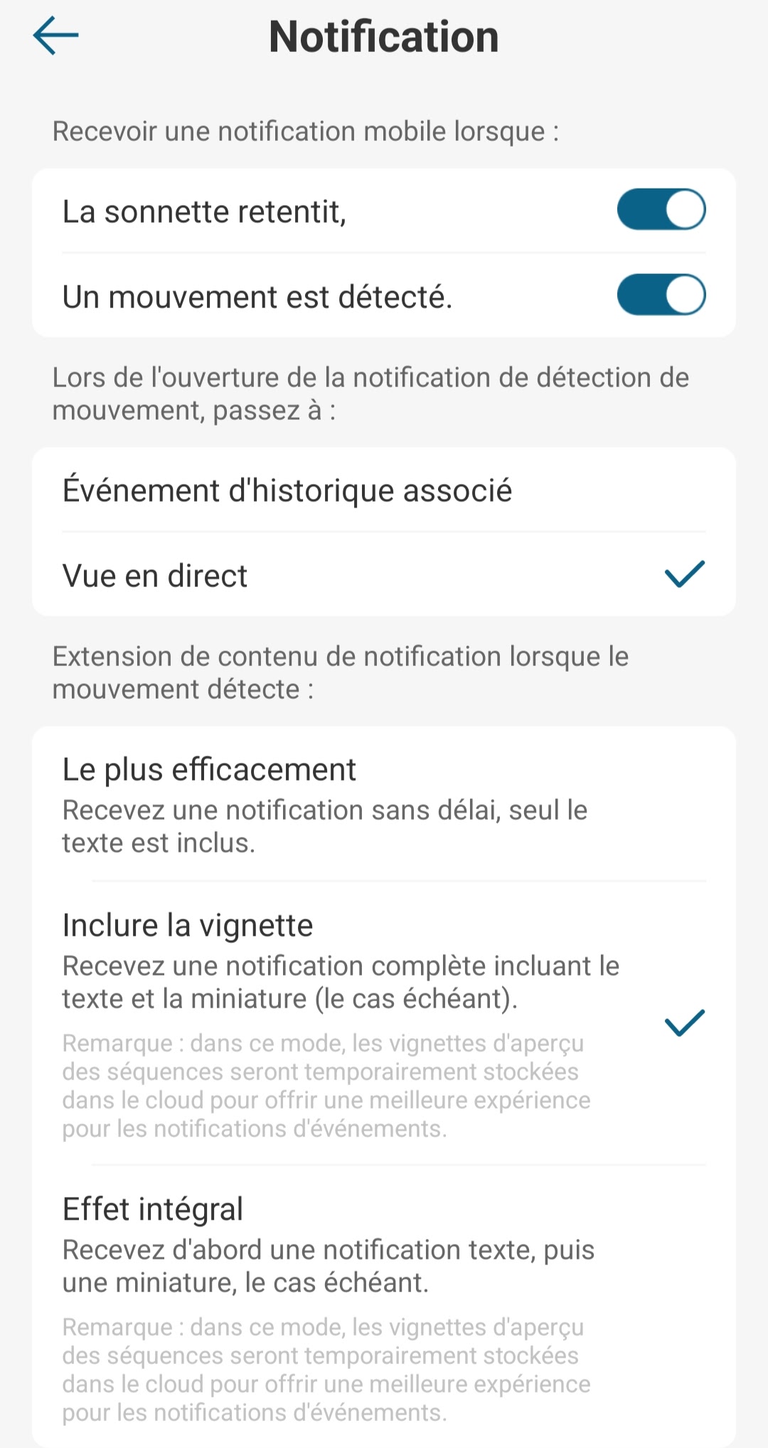 configuration notification eufy_security